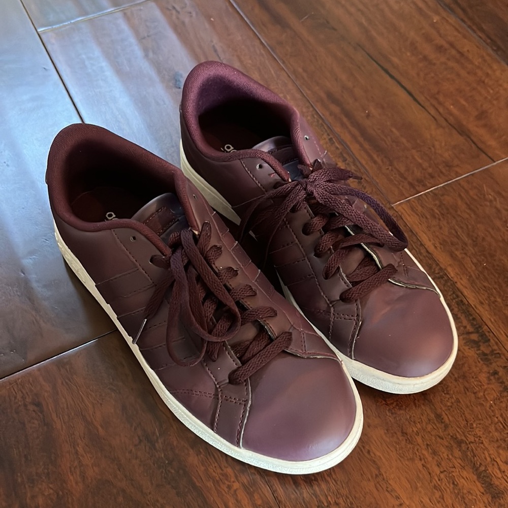 Adidas neo purple sneakers